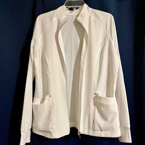 Like new white scrub jacket